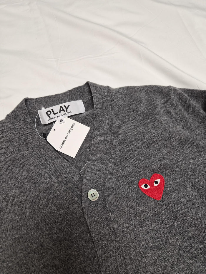 Comme des Garcons Red Heart Knit Cardigan