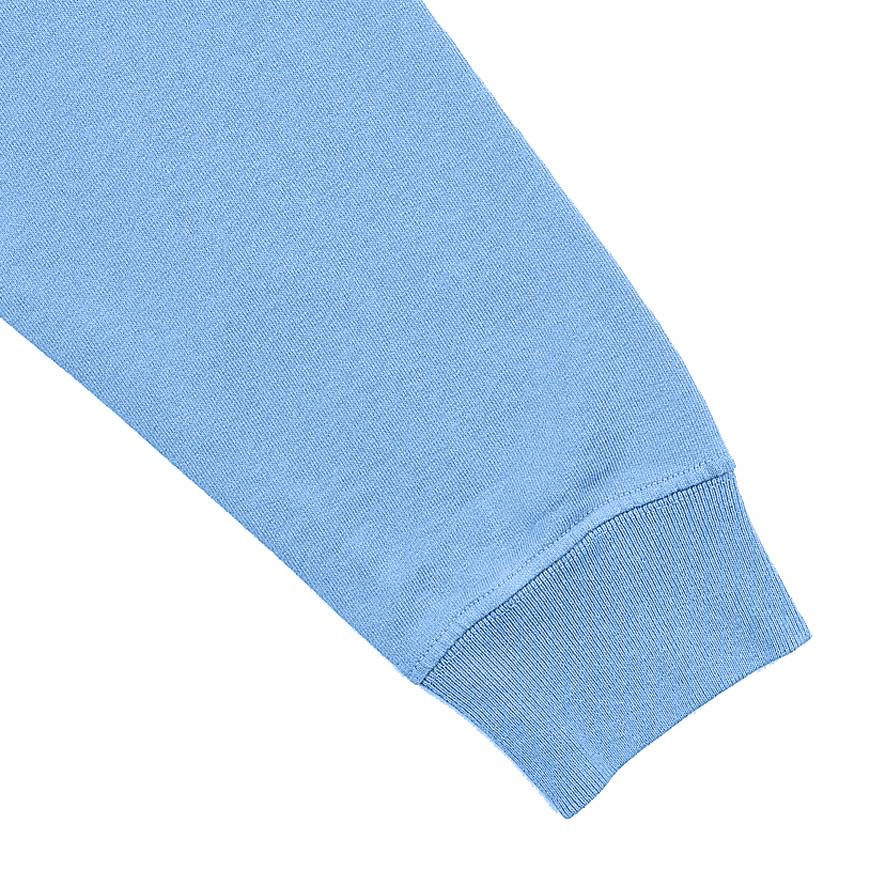SPORTY&RICH Wellness Boucle Crewneck Sweatshirt Hydrangea White