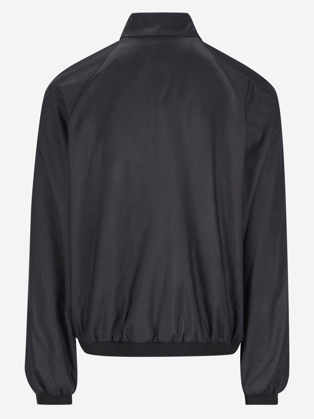 GUCCI Black Wool Blend Zip-Up Jacket