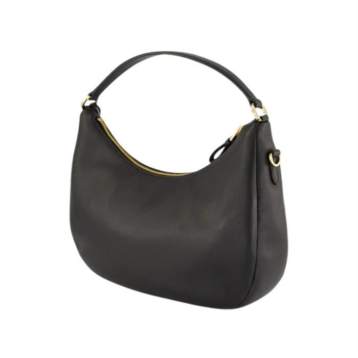 PRADA Black Leather Shoulder Bag