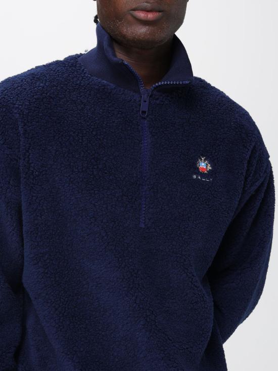 BALLY Blue Turtleneck Knit Sweater for Men MJE09 QNY334 U591