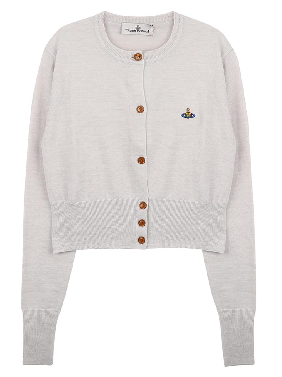 Vivienne Westwood Bea Wool Cropped Cardigan 1803002U Y0006 P403