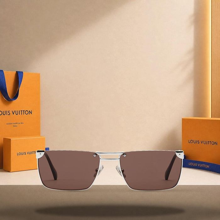 Louis Vuitton Heritage Metal Low Square Sunglasses Square Frame Z3240U