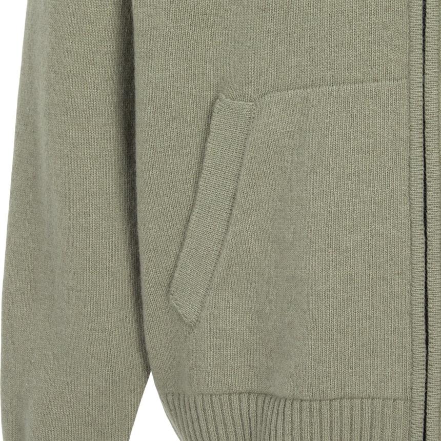 CP Company Men’s Zip-Up Knit Cardigan Green