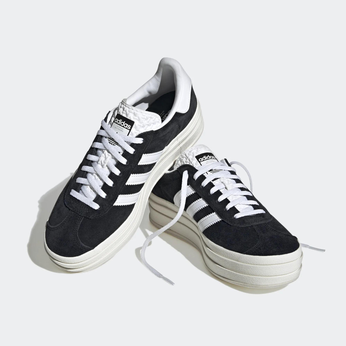 Adidas Gazelle Bold Core Black Cloud White Women’s Low-Top Sneakers HQ6912