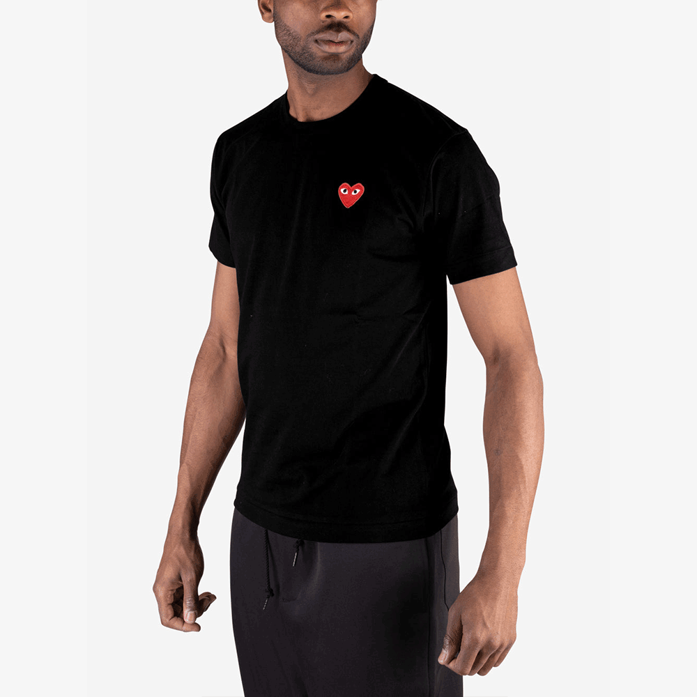 Comme des Garcons Red Heart Unisex Short Sleeve T-Shirt AZ T108 051 1