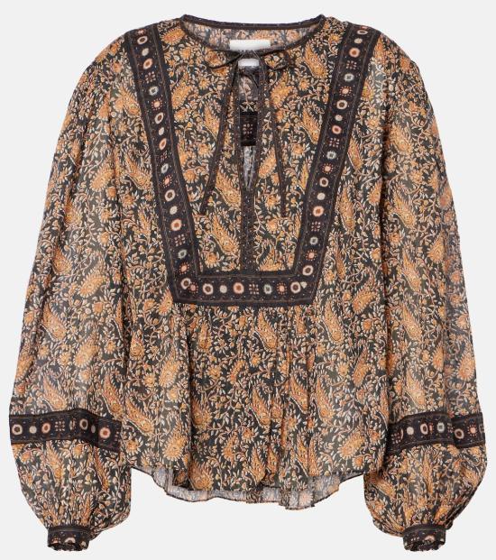 Isabel Marant Black Blouse HT0024 FBC1 J04E01BK