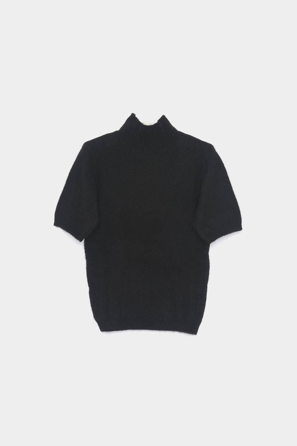A.P.C. Eddy Alpaca Wool Blend Short-Sleeve Turtleneck Sweater WPABE F23343 LZZ