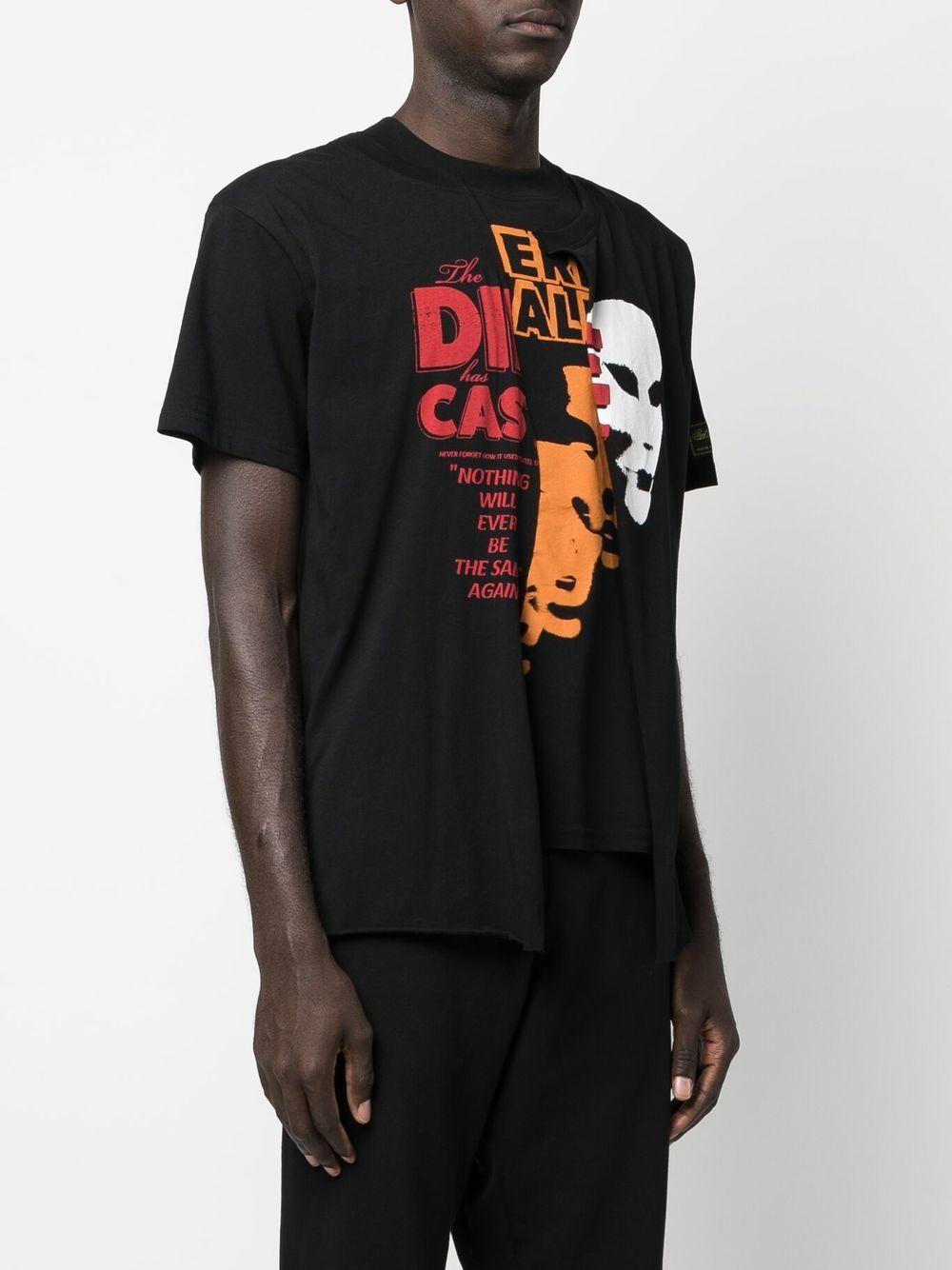 Raf Simons Men's Die Cast Print Double Layer T-Shirt 222 M141B 19001 0099