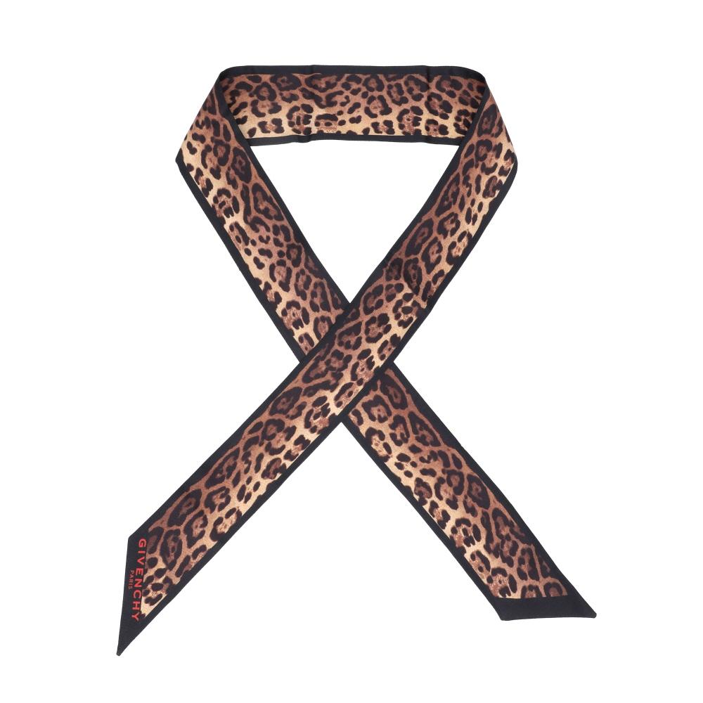 GIVENCHY Silk Leopard Print Women’s Scarf BG00P1G002 240