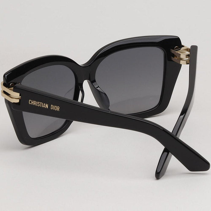 DIOR Black Acetate Asian Fit Unisex Sunglasses