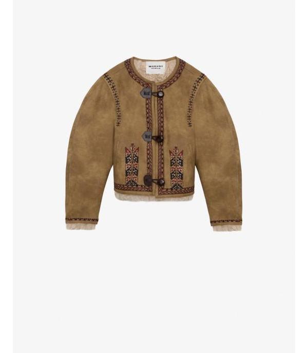 Isabel Marant CELY Wool-Blend Tailored Jacket VE0515FA C3A02E 50TA