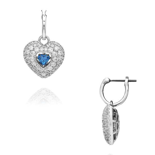 Swarovski Heart Drop Earrings for Women 5680392 Hyperbola
