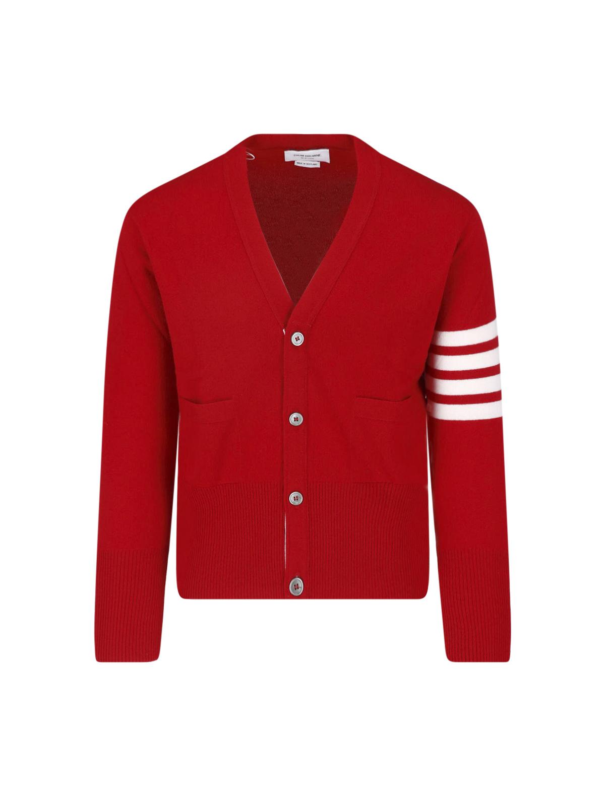 THOM BROWNE Wool Knit Cardigan for Men