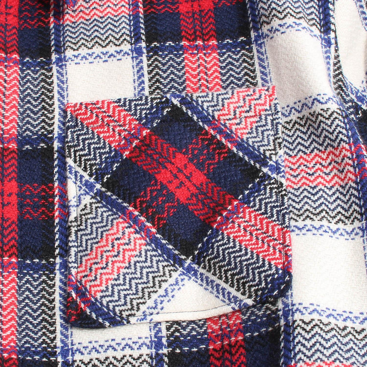 CELINE Black Red Check Cashmere Overshirt Men’s Long Sleeve Shirt