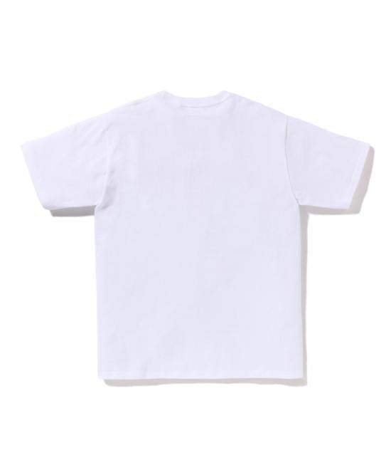 BAPE White Green Short Sleeve T-Shirt 002TEL301003 MWH0