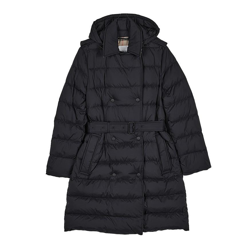BURBERRY Women’s Mid-Length Hooded Down Puffer Jacket 8110313 W KENT A1189