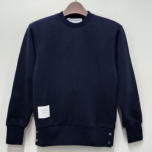 THOM BROWNE Women’s Classic Back Logo Tricolor Sweatshirt Navy