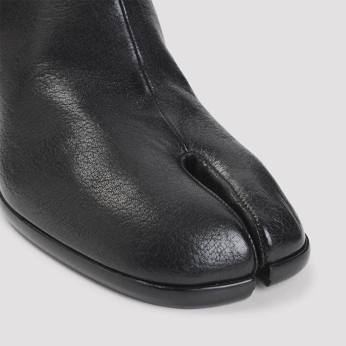Maison Margiela Black Leather Mid Boots