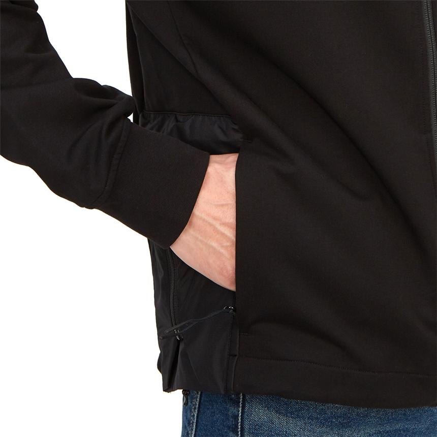 CP Company Men’s Hooded Zip-Up Down Puffer Jacket Black