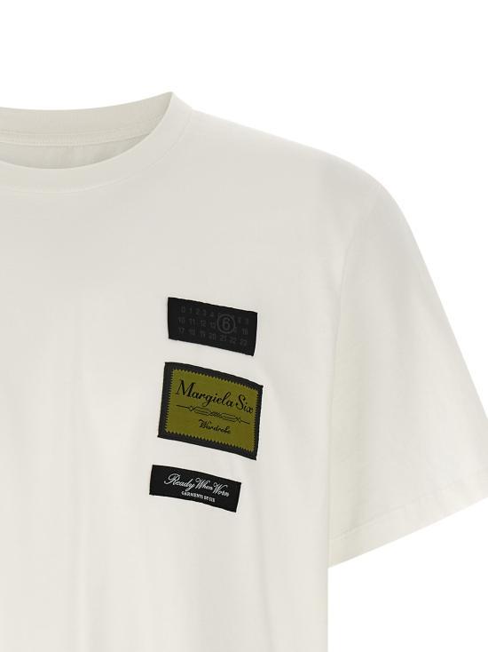 MM6 White Label Patch Short Sleeve T-Shirt SH0GC0069 S24311101