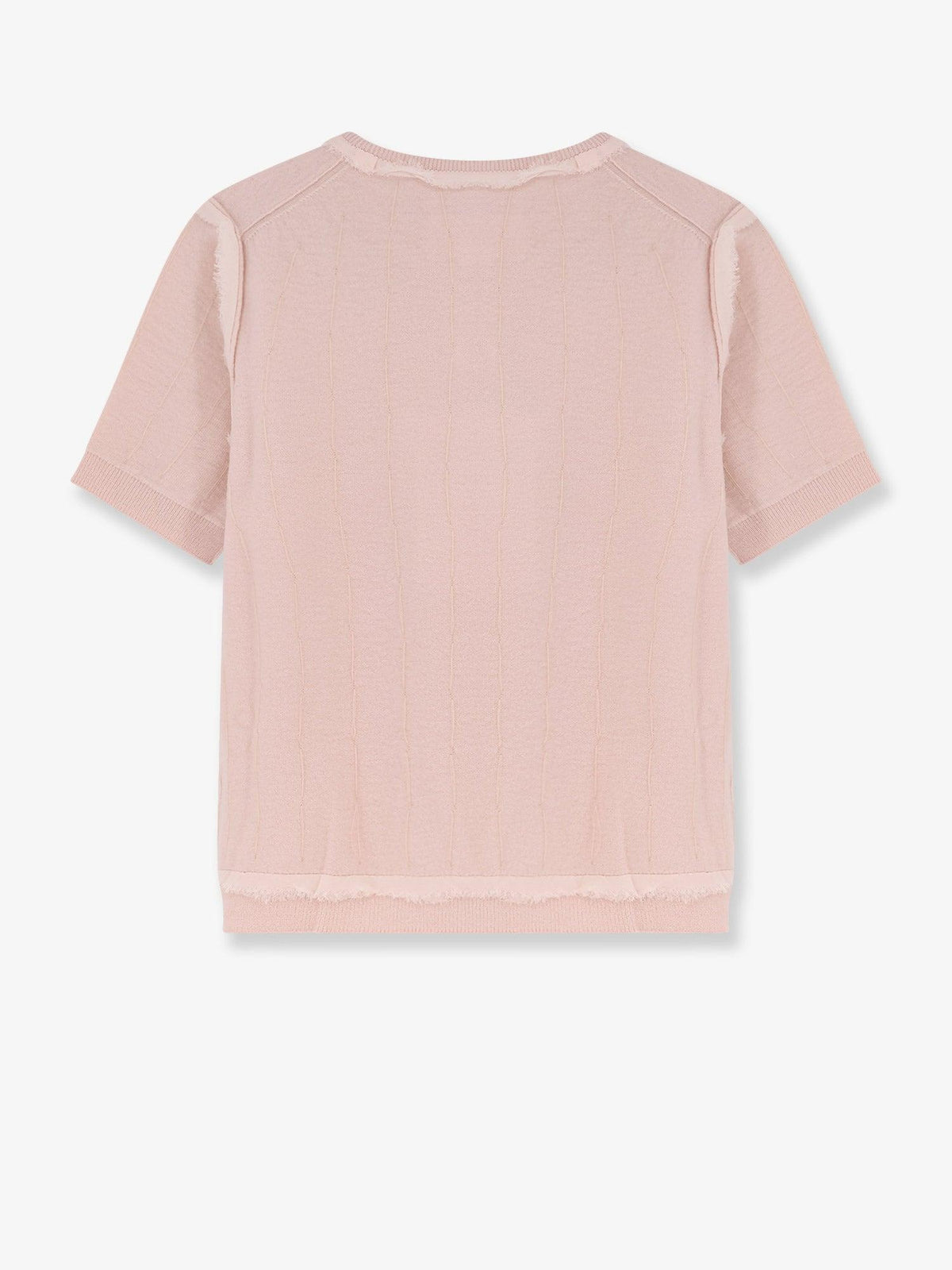 Maison Margiela Grey Wool Knit Sweatshirt
