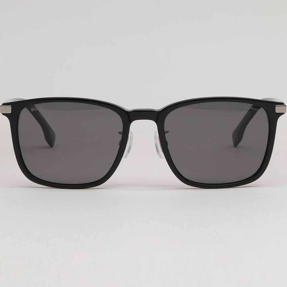 HUGO BOSS Black Square Acetate Asian Fit Unisex Sunglasses