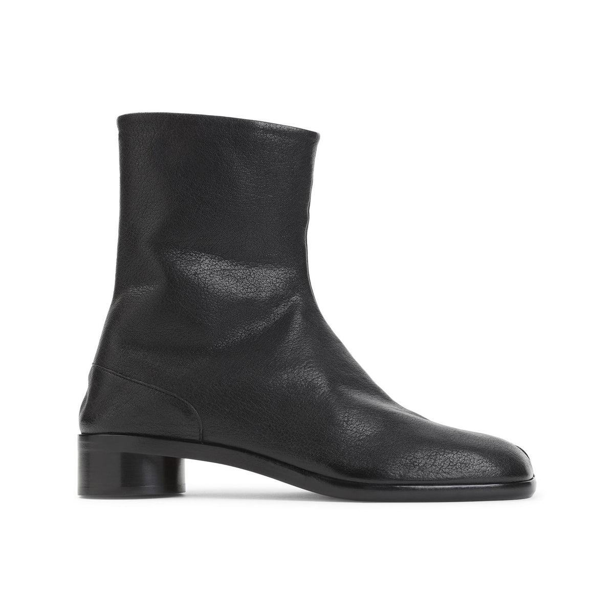 Maison Margiela Black Leather Mid Boots