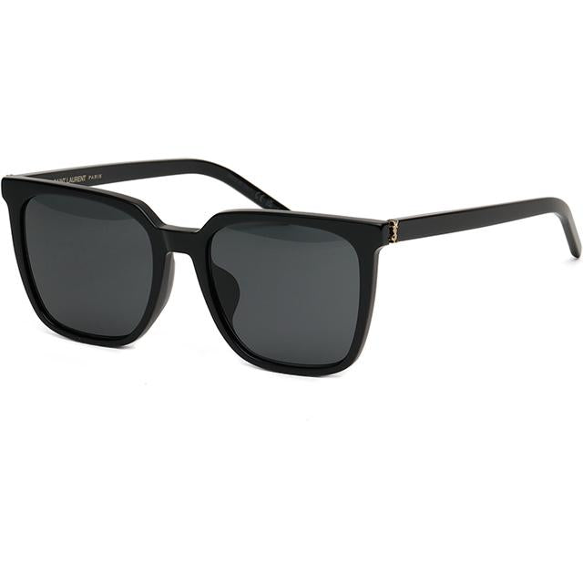 Saint Laurent Unisex Asian Fit Square Acetate Sunglasses SLM146K 001