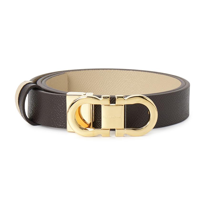Ferragamo Gancini Reversible Women’s Belt Pre-Cut 230294 0780408