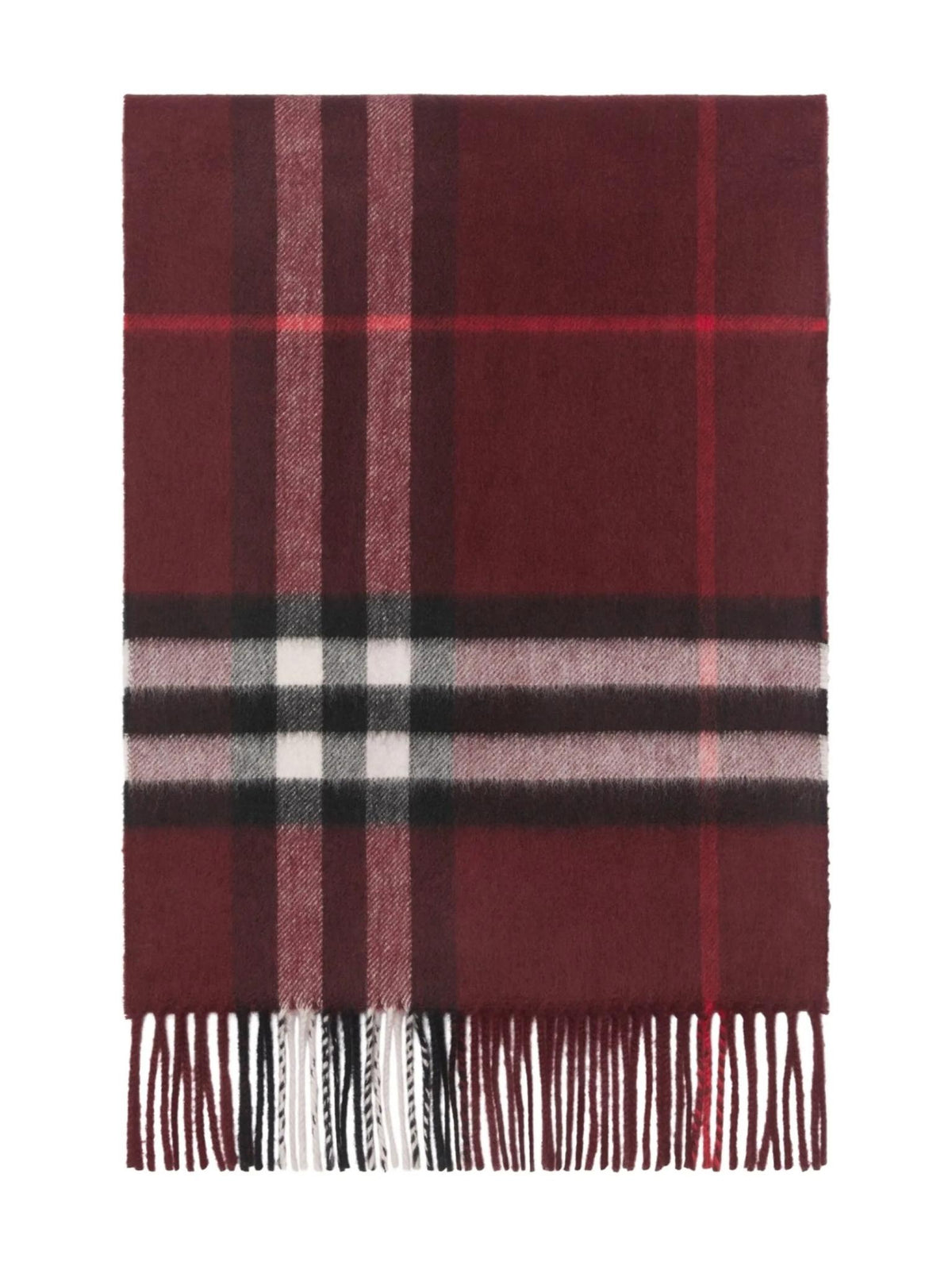 BURBERRY Check Wool Scarf