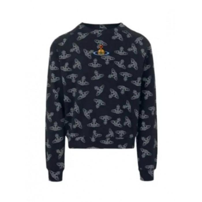 Vivienne Westwood Athletic Sweatshirt Black Cotton Pullover