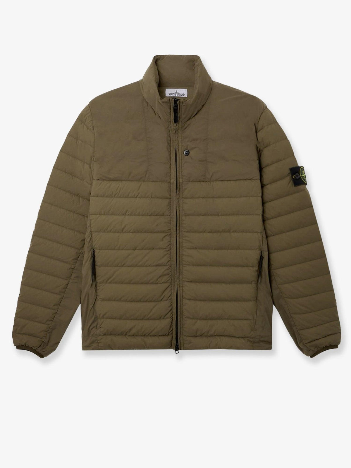 STONE ISLAND Black Down Puffer Jacket for Men