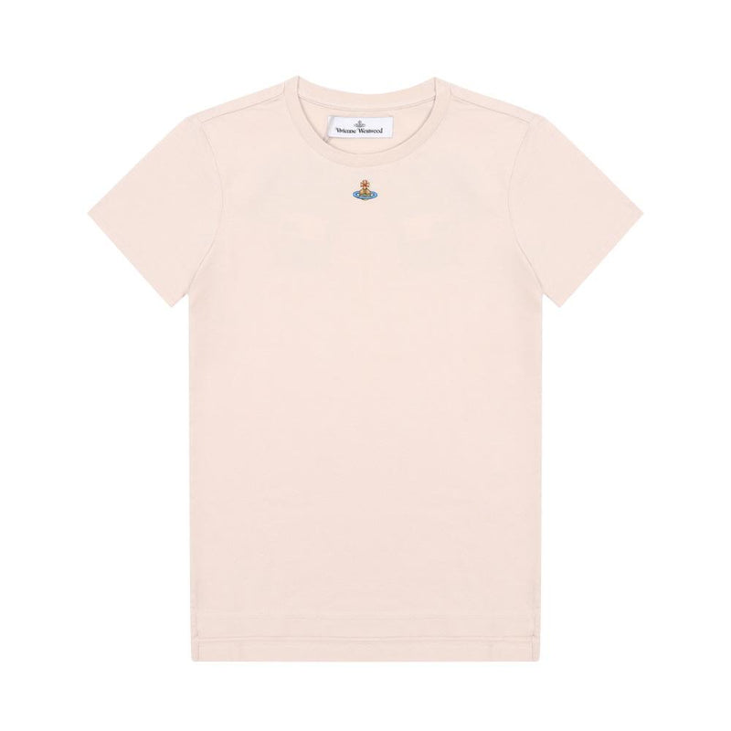 Vivienne Westwood ORB Logo Short Sleeve T-Shirt Women C403 Navy