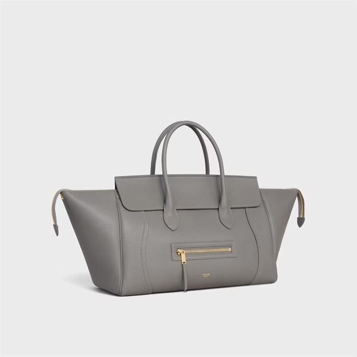 CELINE Luggage Tote Grain Calfskin Leather Handbag
