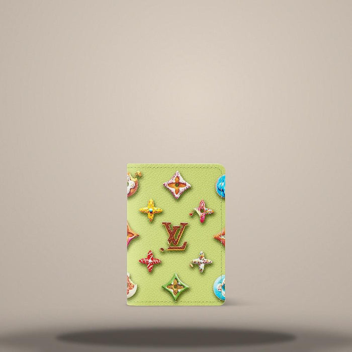 Louis Vuitton Pistachio Pocket Organizer Card Holder M28044
