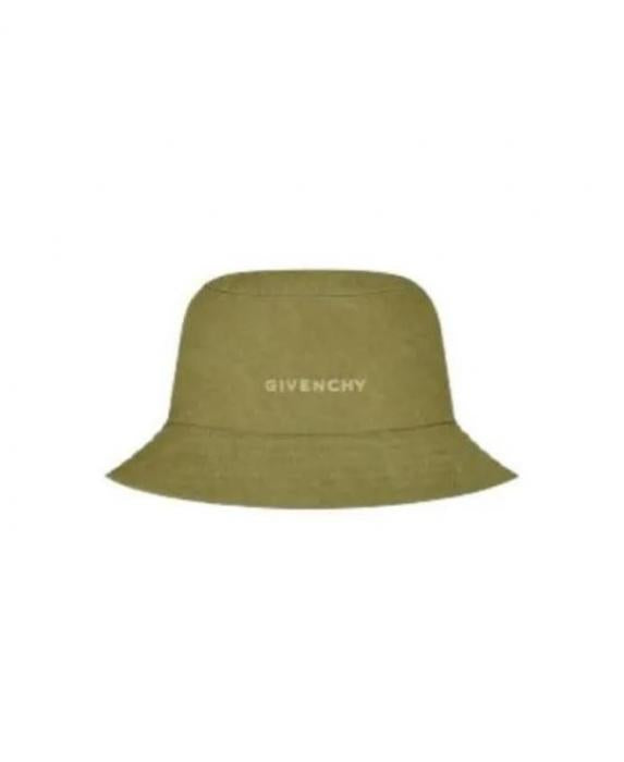 GIVENCHY Canvas Bucket Hat Green BPZ05 BP0VX 305