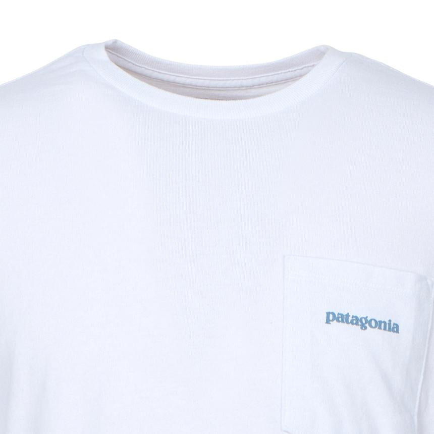 patagonia Boardshort Pocket Men's Short Sleeve T-Shirt White