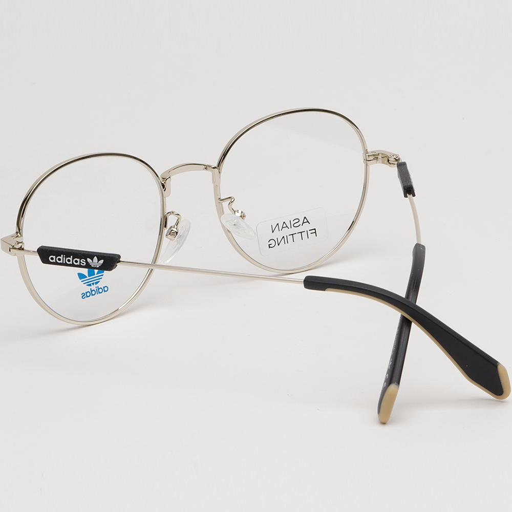 Adidas Round Gold Metal Asian Fit Eyeglass Frame Unisex OR5051F 032