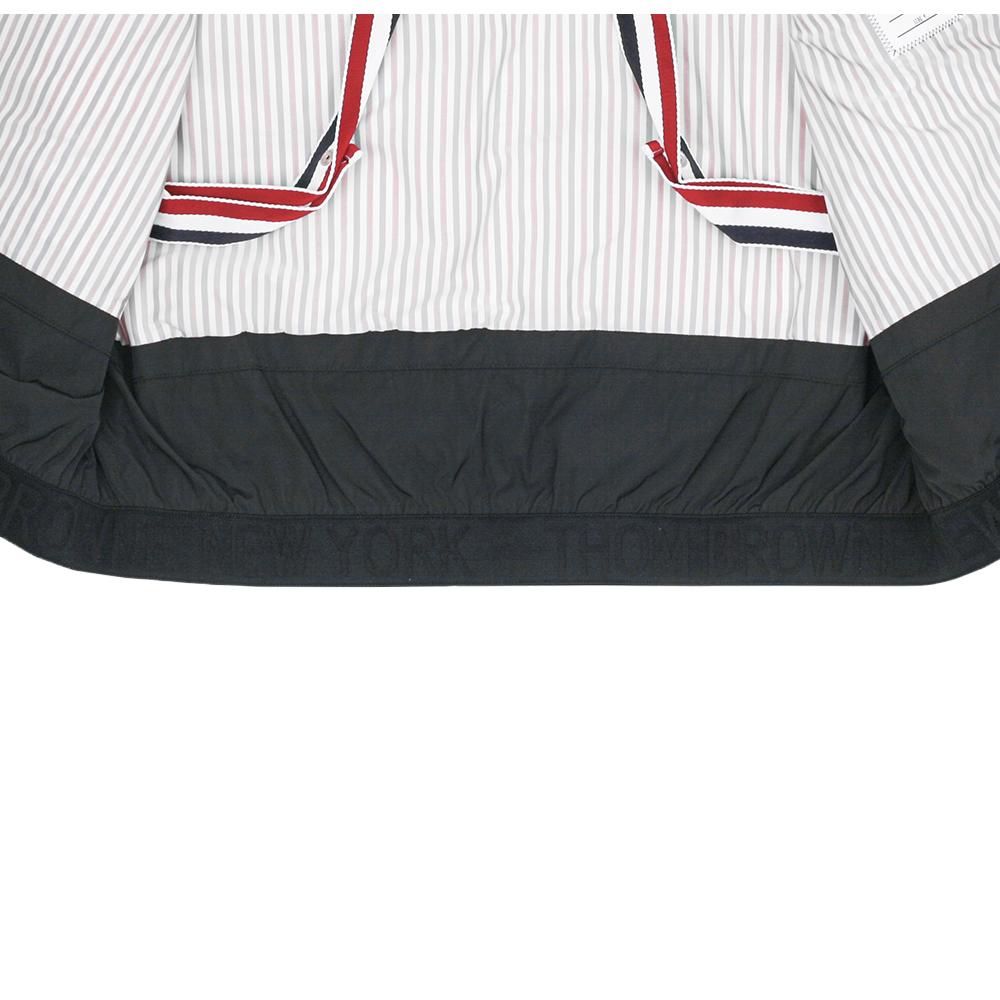 THOM BROWNE Quilted Down Puffer Vest Gray Men's Outerwear