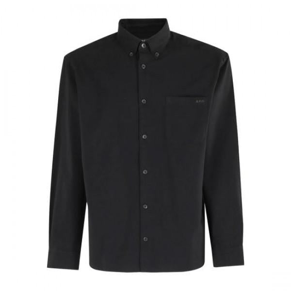 A.P.C. Mateo Logo Long Sleeve Shirt