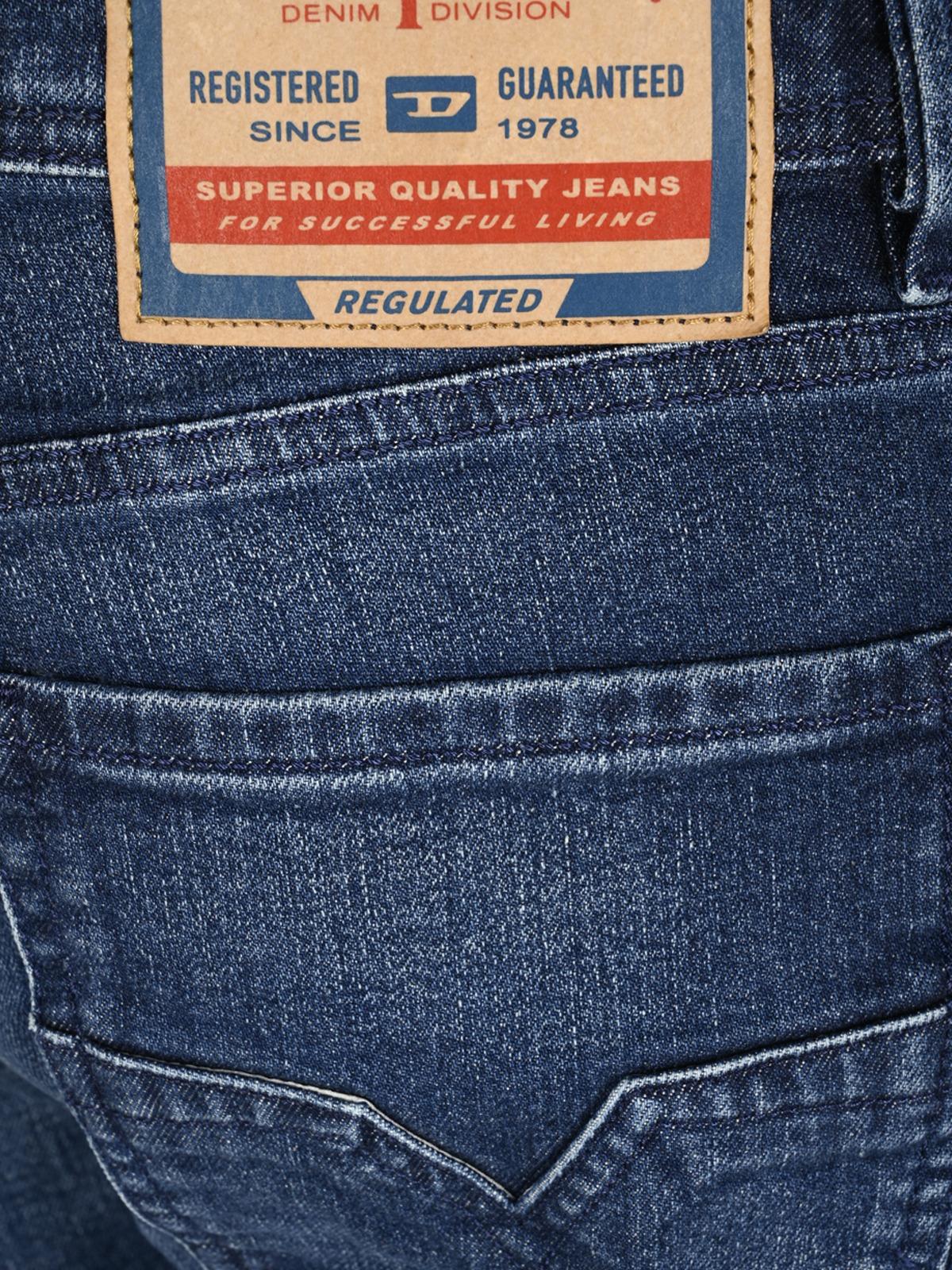 DIESEL Black Stretch Slim Fit Denim Jeans for Men