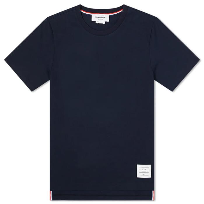 THOM BROWNE Men's Navy Short-Sleeve T-Shirt