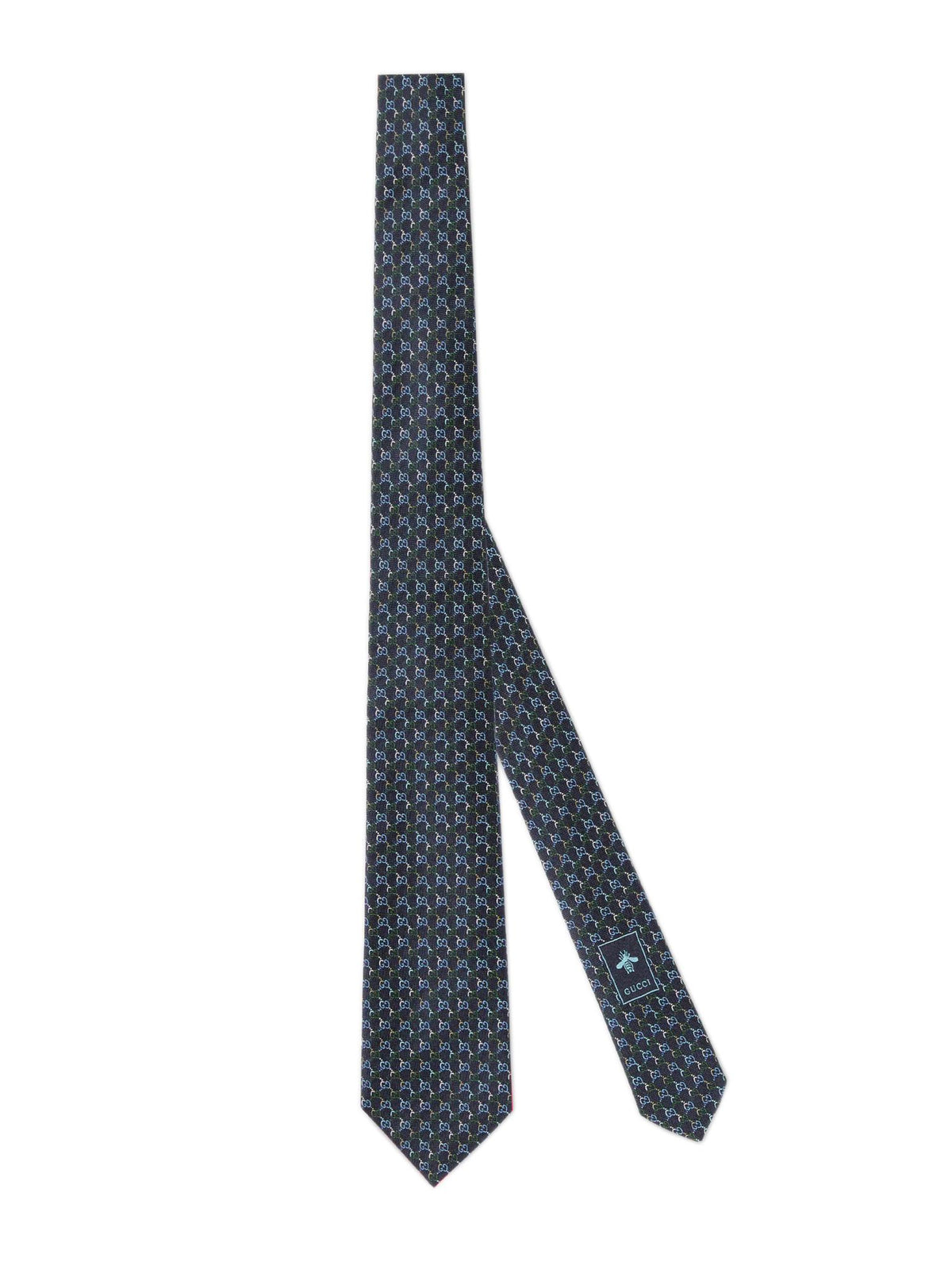 GUCCI Silk Tie Navy Men’s Accessory