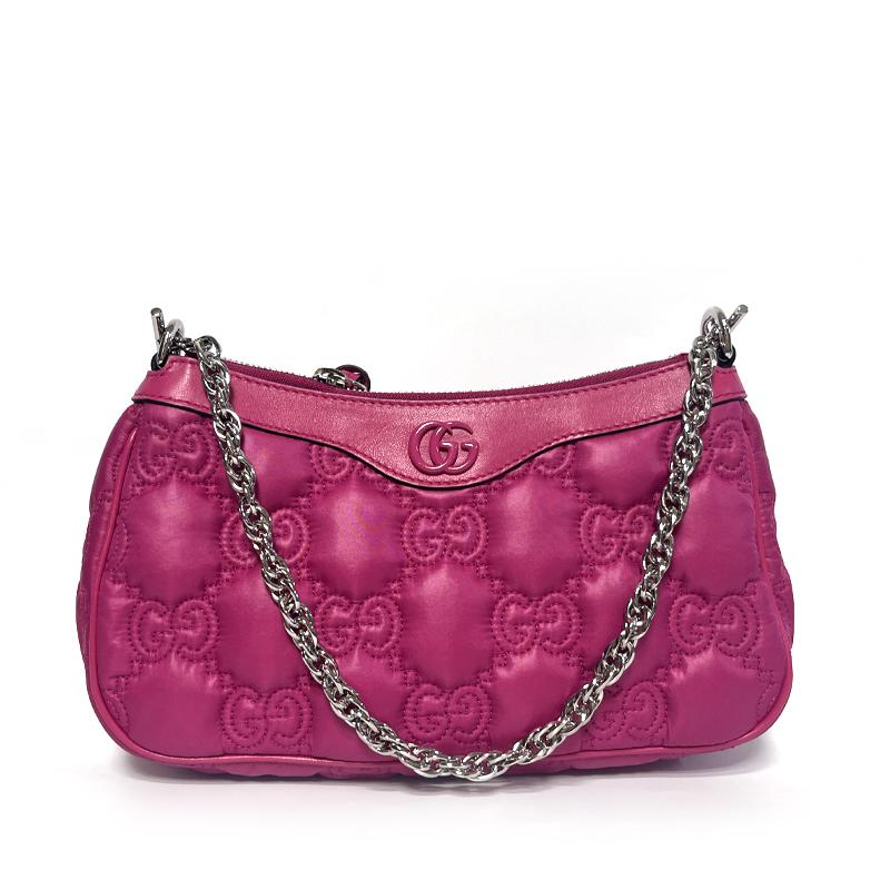 GUCCI Matelassé Leather Shoulder Bag for Women