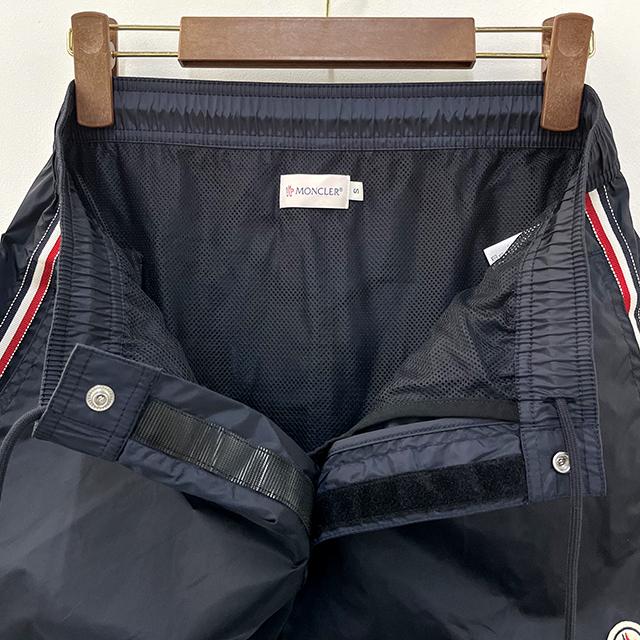 Moncler Logo Patch Tricolor Swim Shorts for Men 2C00018 53326 743