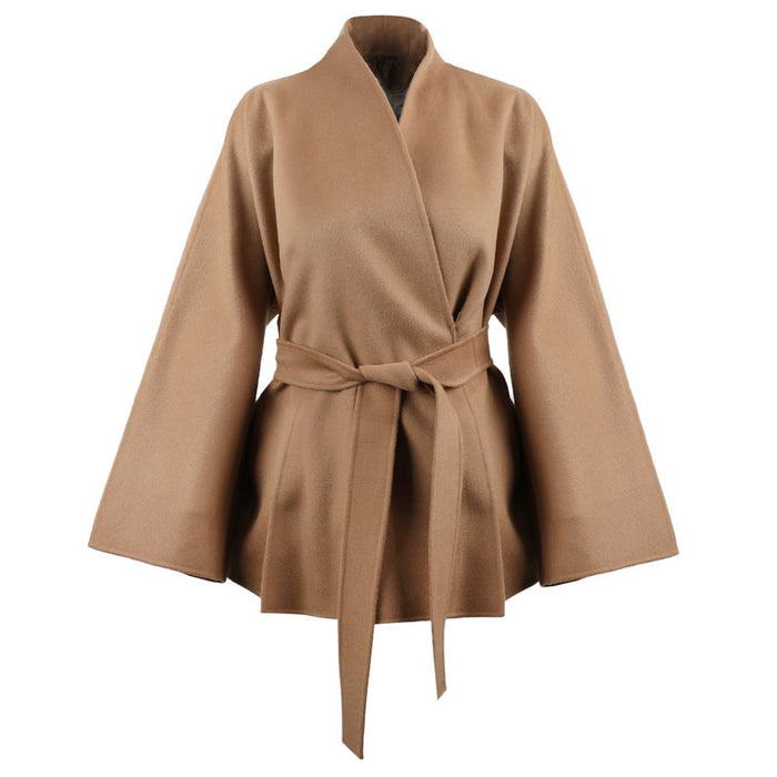 Max Mara Studio Women’s Belted Wrap Cape Coat MSTFORTE 024