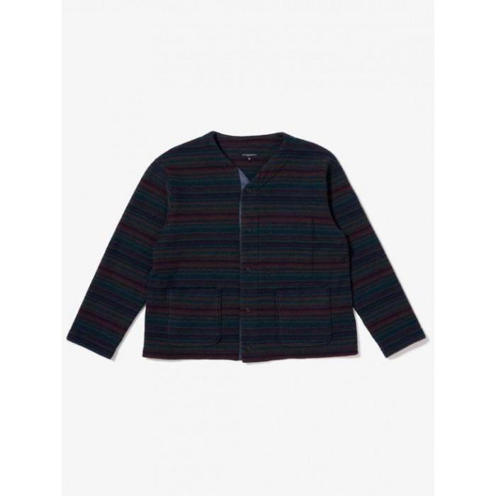 Engineered Garments Green Fair Isle Knit Cardigan Men's 24F1B030 PS091 PS012