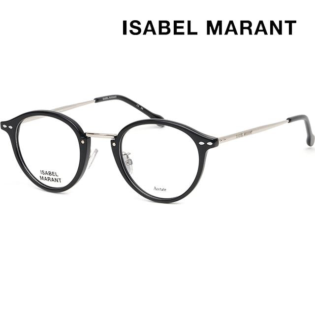 Isabel Marant Round Black Acetate Eyeglass Frames Unisex IM0033 BSC