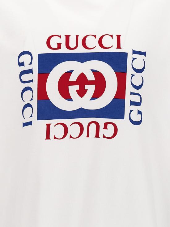 GUCCI Cotton Jersey T-Shirt White Men’s